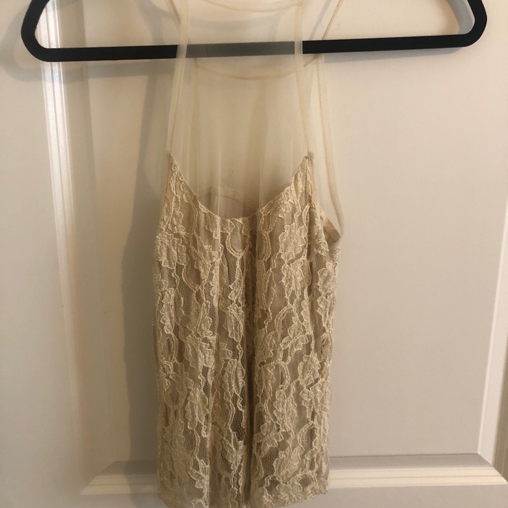 Urban Outfitters Lace and Mesh Top